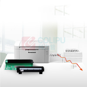 联想 LENOVO 黑白激光打印机+1支原装墨粉 LJ2206W打印机+1支墨粉 实惠套装 