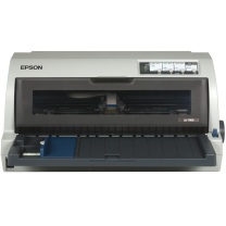 爱普生 EPSON 106列平推票据针式打印机 LQ-790K (灰色) (24针 打印厚度:3.6mm)(标配不带数据线)