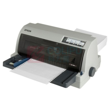 爱普生 EPSON 106列平推票据针式打印机 LQ-790K (灰色) (24针 打印厚度:3.6mm)(标配不带数据线)