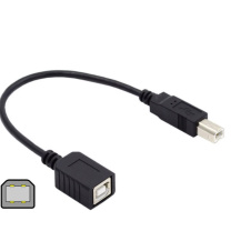 安之猛 USB2.0打印机公对母数据线方口 U2-068-BK