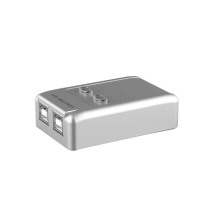 迈拓维矩 MTVIKI 打印机共享器 MT-SW221-CH 92×55×18mm (银色)