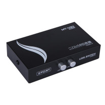 迈拓维矩 MTVIKI 打印机共享器 MT-1A2B-CF 120×90×30mm (黑色)