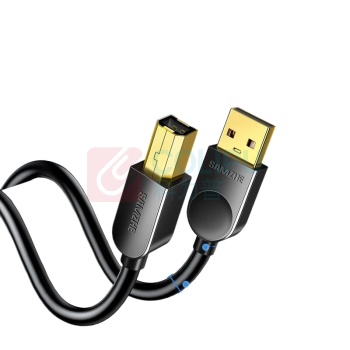 山泽 SAMZHE 打印机数据连接线 SD-30C 3米 USB2.0 AM/BM方口接头