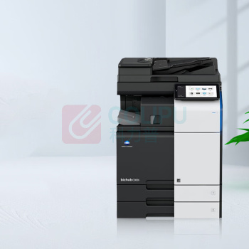 柯尼卡美能达 KONICA MINOLTA 复印机 大型打印机复合机一体机 主机+输稿器 C300i A3 彩色