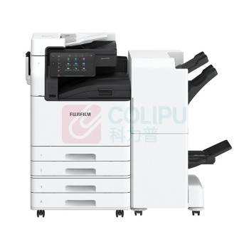 富士胶片 A3彩色数码复合机 Apeos C4570 CPS 四纸盒+输稿器+小册子装订器 (白色)