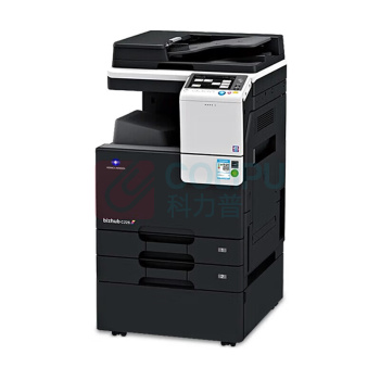柯尼卡美能达 KONICA MINOLTA 商用办公大型A3彩色复印机 C226 标配+输稿器+工作底柜+国产无线网卡 