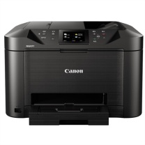 佳能 CANON 高速商用喷墨多功能一体机 MB5180 A4黑色双面无线有线打印复印扫描传真 (黑色)