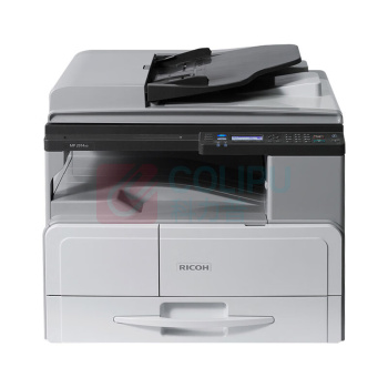 理光 RICOH 黑白激光多功能一体机 MP2014ADN (双面打印)主机+送稿器+有线网卡A3 (白色)