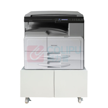 理光 RICOH 黑白激光多功能一体机 MP2014N 双纸盒+工作台A3打印复印扫描 (白色)