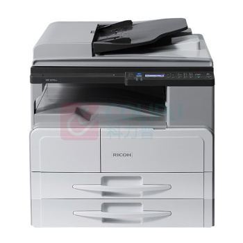 理光 RICOH 黑白激光多功能一体机 MP2014AD 送稿器+双纸盒+M16网卡A3 (白色)