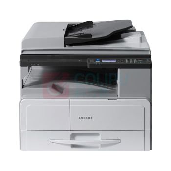 理光 RICOH 黑白激光多功能一体机 MP2014AD 送稿器+双纸盒+M16网卡A3 (白色)