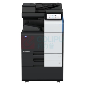 柯尼卡美能达 KONICA MINOLTA 复合机 bizhub 301i 主机+双面输稿器+双纸盒+原装工作台 BHsecure含1年原厂服务