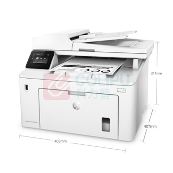 惠普 HP 黑白激光多功能一体机 LaserJet M227fdw A4 (打印、复印、扫描、传真)