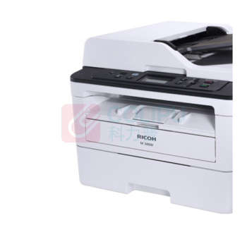 理光 RICOH A4黑白激光一体机 M 340W (自动双面打印/有线/无线网络打印/单纸盒)