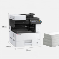 京瓷 Kyocera 黑白激光多功能数码复合机 ECOSYS M4132idn A3 标配含双面输稿器+网络打印(免费上门安装)