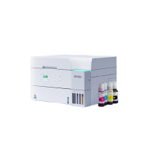 爱普生 EPSON A4彩色商用墨仓式打印机一体机高速款打印/复印/自动双面打印 连续扫描 L6376 标配 A4彩色双面扫描