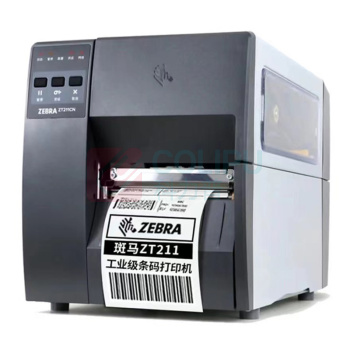 Zebra 斑马工业级资产固定标签打印机 ZT211 203DPI