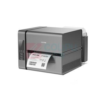 Zebra 小型桌面条码打印机 E300 300dpi (黑色) 不干胶标签 资产管理 洗水唛打印