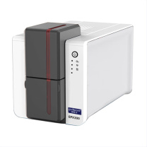 固得卡 热转印证卡打印机 EPX300 经济型 高清彩色PVC卡工作证健康卡制卡机(赠送正版软件)