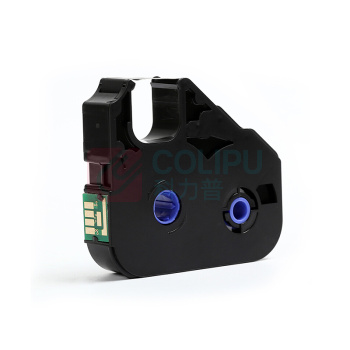 丽标 CAPELABEL 线号机黑色带 LB-200BK 带芯片85m C-210E/210T/580T及前代进口线号机用 (黑色带)