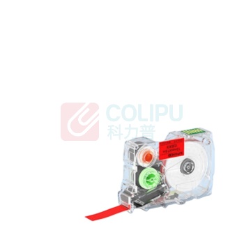硕方 SUPVAN G系列标签纸 G02014 12mm*7.5m (红底黑字)