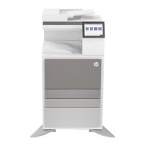 惠普 HP A3彩色低速数码复印机 E78528dn 输稿器+双纸盒+原装工作台