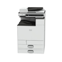 理光 RICOH A3彩色低速数码复印机 M C2000ew (白色) 标配送稿器+双纸盒+无线