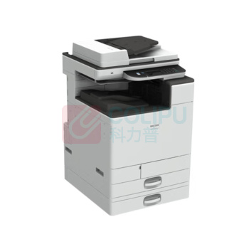 理光 RICOH A3彩色低速数码复印机 M C2000ew (白色) 标配送稿器+双纸盒+无线