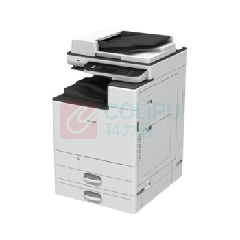 理光 RICOH A3彩色低速数码复印机 M C2000ew (白色) 标配送稿器+双纸盒+无线