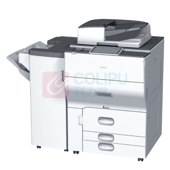 理光 RICOH A3彩色数码复合机 IM C8010 (白色) (主机+双面同步送稿器+3000页小册子装订器)