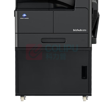 柯尼卡美能达 KONICA MINOLTA 大型商用办公打印复印机 225i 自动输稿器+双面器+单纸盒+底柜 可使用打印纸尺寸A4 A3 A5