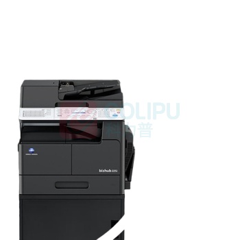 柯尼卡美能达 KONICA MINOLTA 大型商用办公打印复印机 225i 自动输稿器+双面器+单纸盒+底柜 可使用打印纸尺寸A4 A3 A5