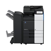 柯尼卡美能达 KONICA MINOLTA A3彩色数码复印机 bizhub C300i (双面自动输稿器、双纸盒、鞍式装订器FS536、原装工作台)