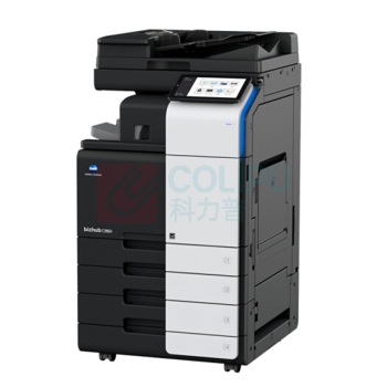 柯尼卡美能达 KONICA MINOLTA A3彩色数码复印机 bizhub C300i (双面自动输稿器、双纸盒、鞍式装订器FS536、原装工作台)