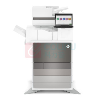 惠普 HP A3彩色中速数码复印机 HP Color LaserJet Mgd Flw MFP E87740z  双纸盒底座+内置装订