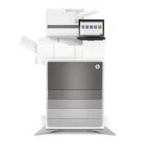 惠普 HP A3彩色中速数码复印机 HP Color LaserJet Mgd Flw MFP E87740z  双纸盒底座+内置装订