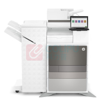 惠普 HP A3彩色中速数码复印机 HP Color LaserJet Mgd Flw MFP E87740z 双纸盒底座+小册子装订