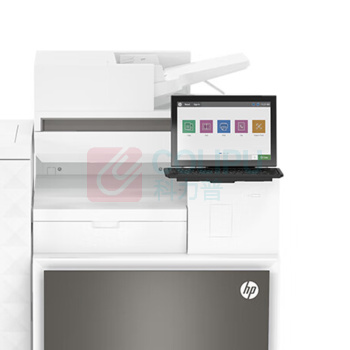 惠普 HP A3彩色中速数码复印机 HP Color LaserJet Mgd Flw MFP E87740z 双纸盒底座+小册子装订