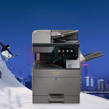 夏普 SHARP A3彩色中速数码复印机 BP-C6582D (灰黑色) 双面输稿器+双纸盒+工作台+鞍式装订器