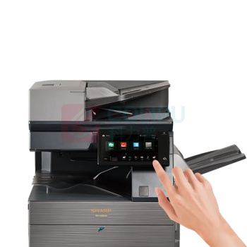 夏普 SHARP A3彩色中速数码复印机 BP-C6582D (灰黑色) 双面输稿器+双纸盒+工作台+鞍式装订器