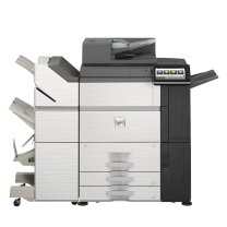 夏普 SHARP A3彩色中速数码复印机 MX-C7081D (白色) 含双面输稿器+四层纸盒+100页旁路手送+FN35鞍式装订器