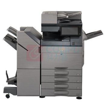 夏普 SHARP A3彩色中速数码复印机 BP-C5582D (灰色) 同步输稿器BP-DE14+四纸盒BP-FN14+鞍式装订器BP-RB10