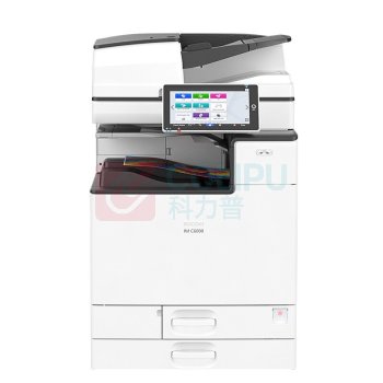 理光 RICOH A3彩色中速数码复印机 IM C6000 (白) 主机+双面同步送稿器
