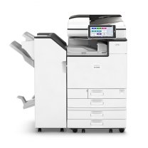 理光 RICOH A3彩色中速数码复印机 IM C4500 (白色) 输稿器+四纸盒+小册子装订器