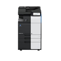 柯尼卡美能达 KONICA MINOLTA A3彩色中速数码复印机 C360i (黑色) 双面输稿+双纸盒+内置装订+工台