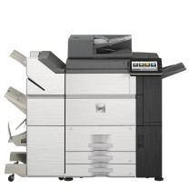 夏普 SHARP A3彩色多功能数码复合机 MX-C7081D 含双面输稿器+四层纸盒+100页旁路手送+FN35鞍式装订器 (灰色)