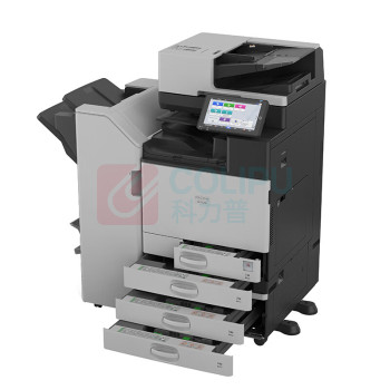 理光 RICOH 彩色激光多功能复合机 IM C6010 A3 四纸盒 送稿器 1000页小册子装订器 (灰色)