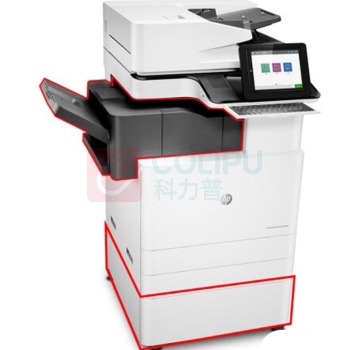 惠普 HP A3彩色数码复合机 Color LaserJet Managed Flow MFP 87660Z  (含选配件Y1F98A底座双纸盒+Y1G07A小册子装订器+Y1G11A 2/4打孔器+四色墨粉一套)