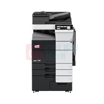 柯尼卡美能达 KONICA MINOLTA A3彩色数码复印机 ineo+759  (四纸盒、双面同步输稿器、刷卡打印、三年保修)