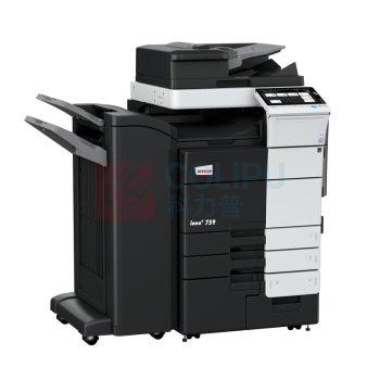 柯尼卡美能达 KONICA MINOLTA A3彩色数码复印机 ineo+759  (四纸盒、双面同步输稿器、刷卡打印、三年保修)
